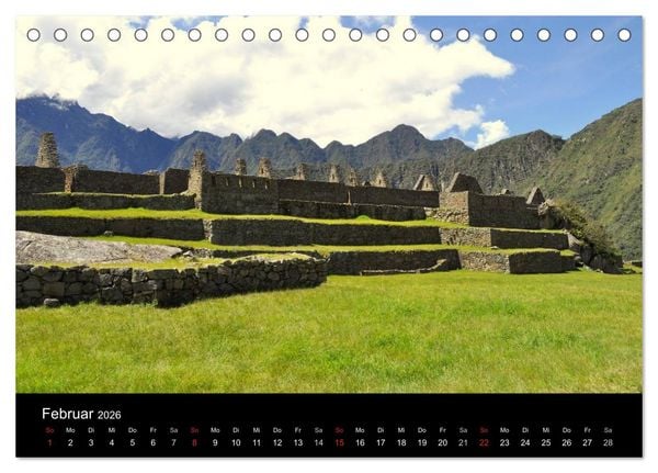 Produktbild: Machu Picchu - Exklusiv (Tischkalender 2026 DIN A5 quer), CALVENDO Monatskalender