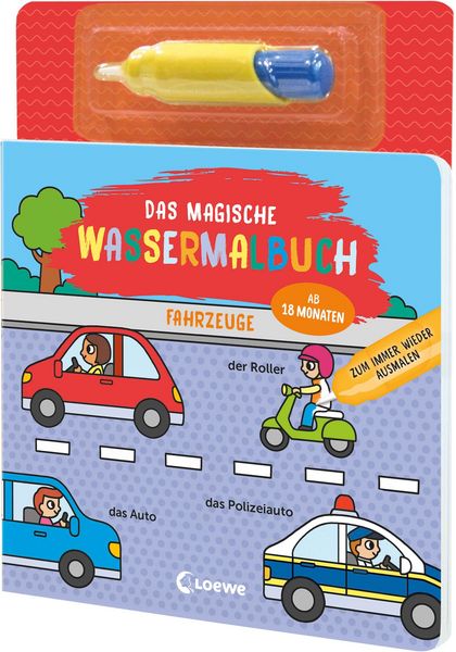 Produktbild: Das magische Wassermalbuch - Fahrzeuge