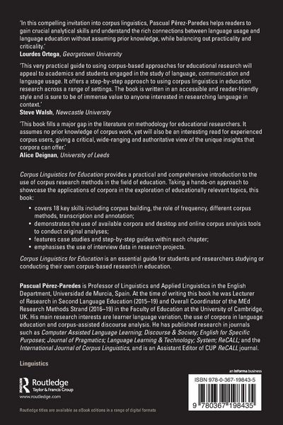 Produktbild: Corpus Linguistics for Education