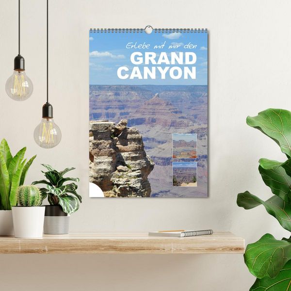 Produktbild: Erlebe mit mir den Grand Canyon (Wandkalender 2026 DIN A3 hoch), CALVENDO Monatskalender