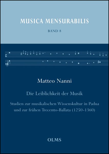 Produktbild: Die Leiblichkeit der Musik