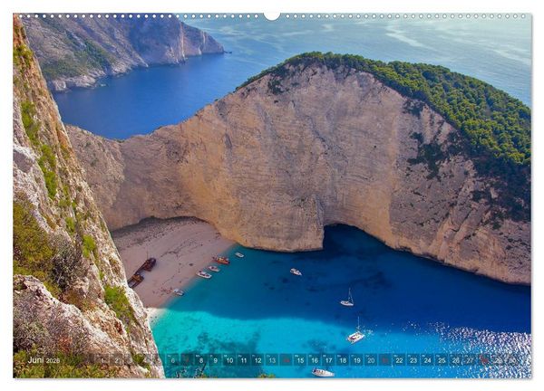 Produktbild: Griechenland &ndash;&nbsp;Magie der Farben (Wandkalender 2026 DIN A2 quer), CALVENDO Monatskalender