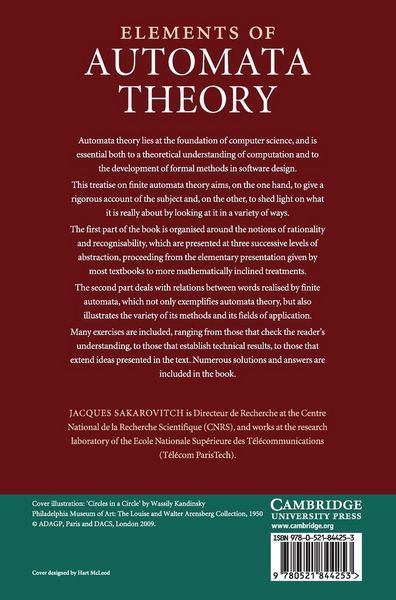 Produktbild: Elements of Automata Theory