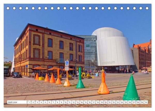 Produktbild: Hansestadt Stralsund - Ein Sommertag an der Ostseek&uuml;ste Vorpommerns (Tischkalender 2026 DIN A5 quer), CALVENDO Monatskalender