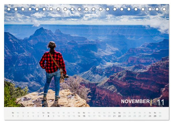 Produktbild: Wunderbare Wanderungen im S&uuml;dwesten der USA (Tischkalender 2026 DIN A5 quer), CALVENDO Monatskalender