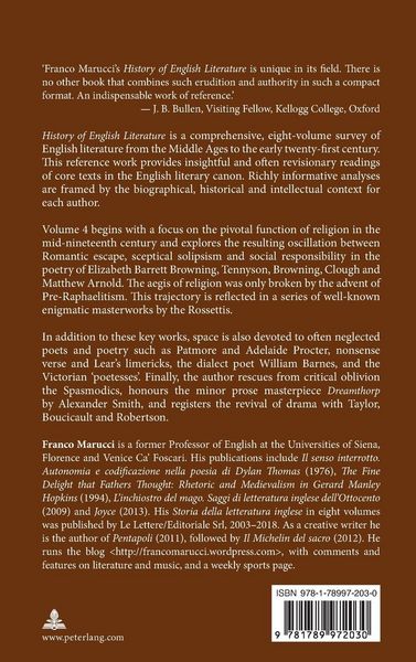 Produktbild: History of English Literature, Volume 4 - Print / History of English Literature, Volume 4