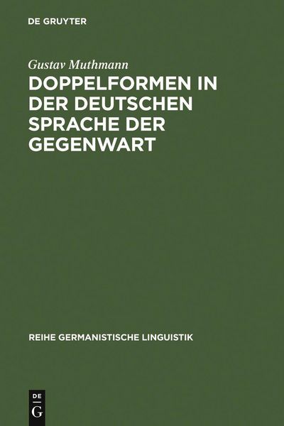 Produktbild: Doppelformen in der deutschen Sprache der Gegenwart