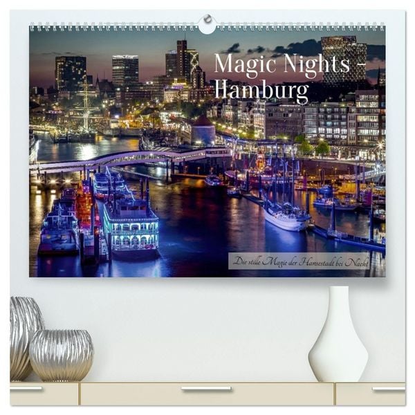 Produktbild: Magic Nights Hamburg (hochwertiger Premium Wandkalender 2027 DIN A2 quer), Kunstdruck in Hochglanz