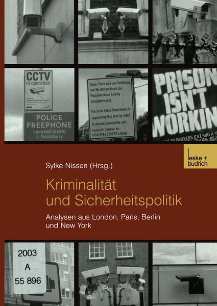 Produktbild: Kriminalit&auml;t und Sicherheitspolitik