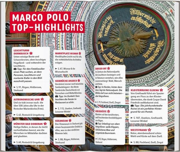 Produktbild: MARCO POLO Reisef&uuml;hrer Ostseek&uuml;ste, Mecklenburg-Vorpommern