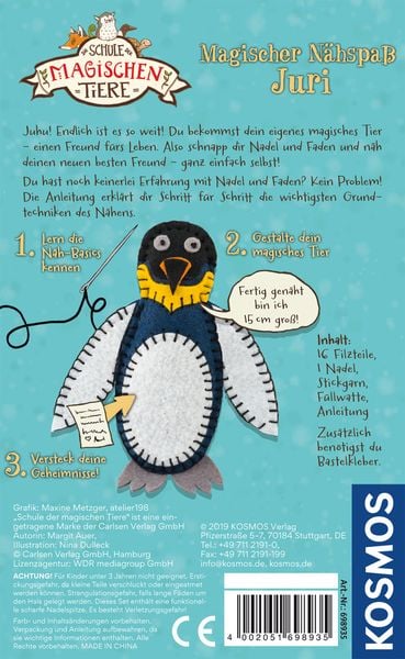 Produktbild: Die Schule der magischen Tiere N&auml;hspa&szlig; Juri