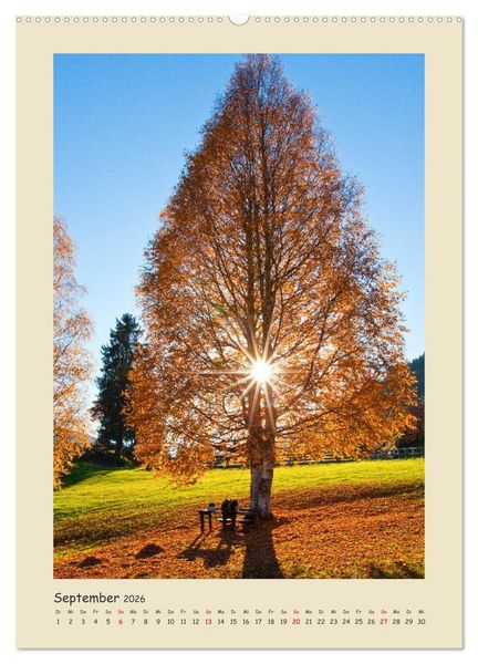 Produktbild: Ein Herz f&uuml;r Flachau (Wandkalender 2026 DIN A2 hoch), CALVENDO Monatskalender