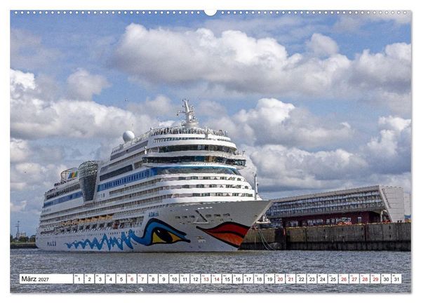 Produktbild: Hamburg - Stadt rund ums Wasser (hochwertiger Premium Wandkalender 2027 DIN A2 quer), Kunstdruck in Hochglanz