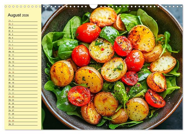 Produktbild: Herzhafte Kartoffeln. Leckeres aus der Super-Knolle (Wandkalender 2026 DIN A3 quer), CALVENDO Monatskalender