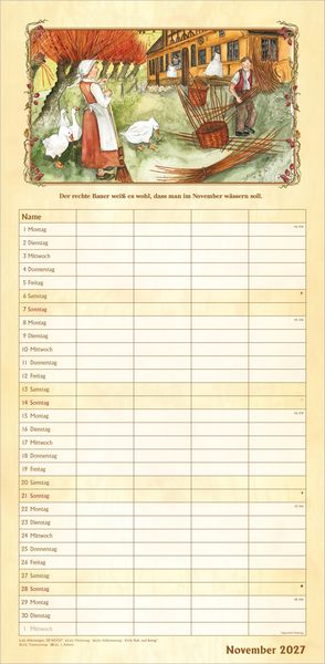 Produktbild: Bauernkalender Familienplaner 2027