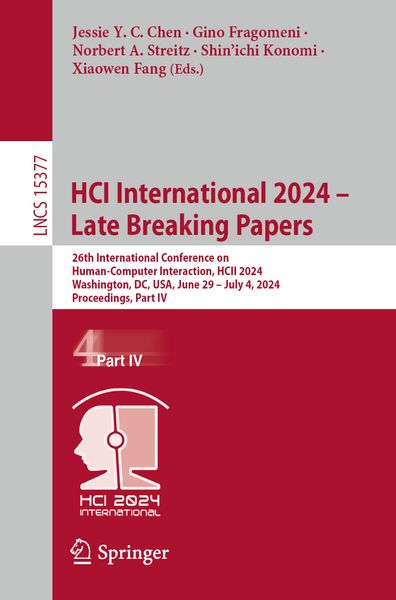 Produktbild: HCI International 2024 &ndash; Late Breaking Papers
