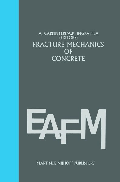 Produktbild: Fracture mechanics of concrete: Material characterization and testing