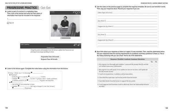 Skills for the TOEFL iBT® Test: Listening and Speaking