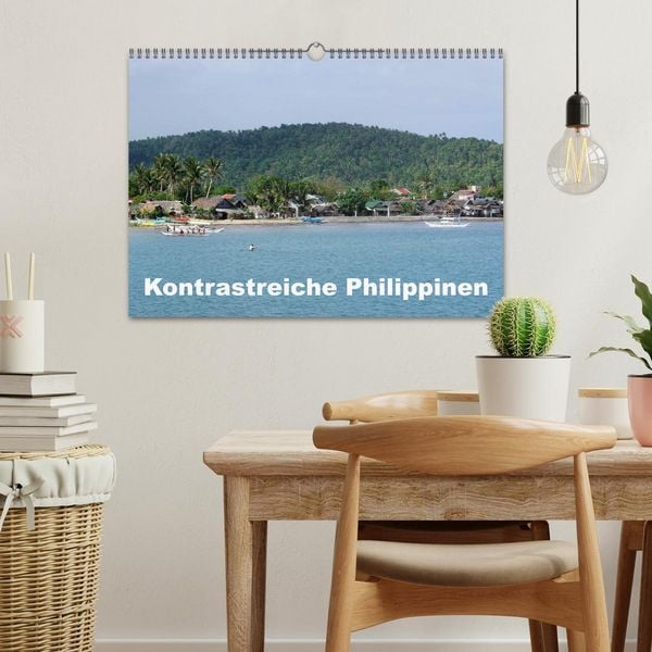 Produktbild: Kontrastreiche Philippinen (Wandkalender 2026 DIN A3 quer), CALVENDO Monatskalender