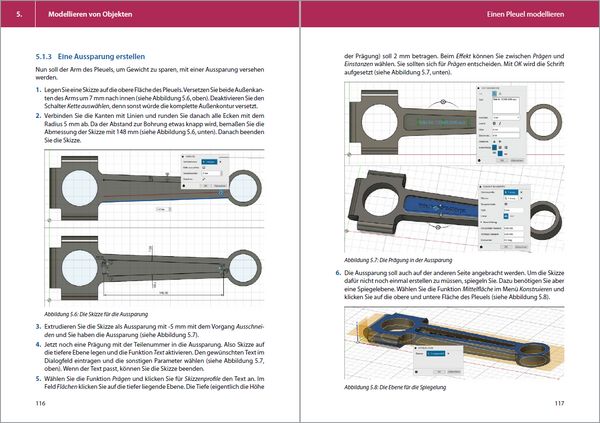Produktbild: Autodesk Fusion - 3D CAD - Konstruktion - Fertigung - Einstieg und Praxis mit vielen Praxisbeispielen