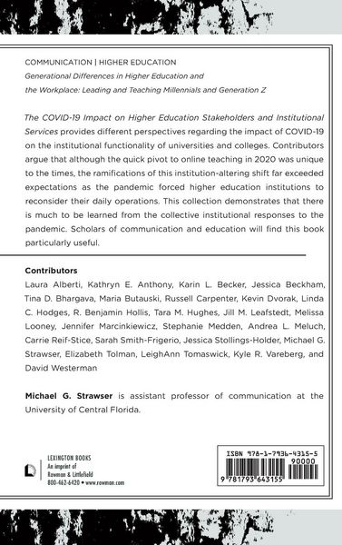 Produktbild: COVID-19 Impact on Higher Education Stakeholders and Institutional Services