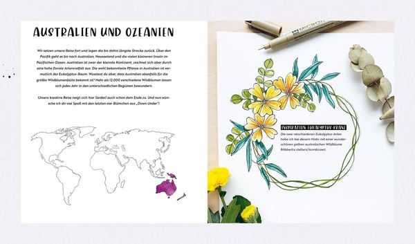 Produktbild: Watercolor &ndash; Florale Motive around the world: von heimisch bis exotisch