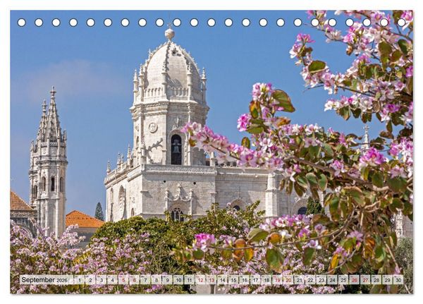 Produktbild: Portugal - Porto, Coimbra, Lissabon (Tischkalender 2026 DIN A5 quer), CALVENDO Monatskalender