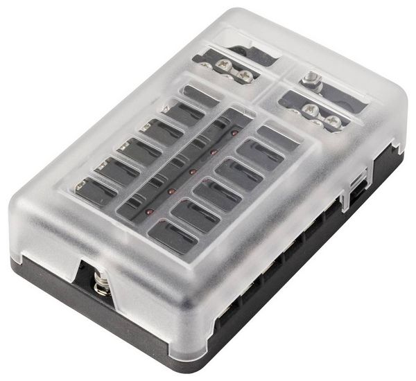 Produktbild: TRU COMPONENTS SICHERUNGS BOX 12-tlg TC-13473380 5 A, 10 A, 15 A, 20A