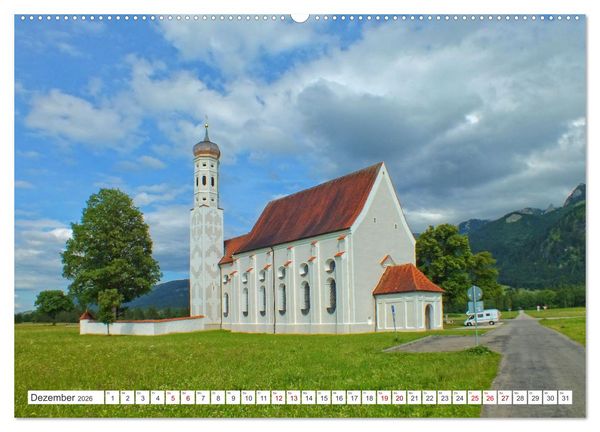 Produktbild: Wanderlust im Schwangau - Impressionen einer grandiosen bayerischen Landschaft (hochwertiger Premium Wandkalender 2026 DIN A2 quer), Kunstdruck in Hochglanz