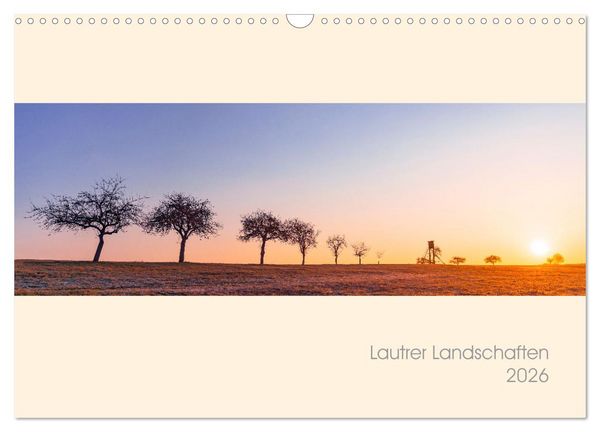 Produktbild: Lautrer Landschaften 2026 (Wandkalender 2026 DIN A3 quer), CALVENDO Monatskalender