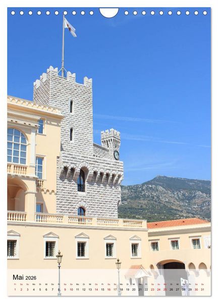 Produktbild: Monaco - Historisches Monaco (Wandkalender 2026 DIN A4 hoch), CALVENDO Monatskalender