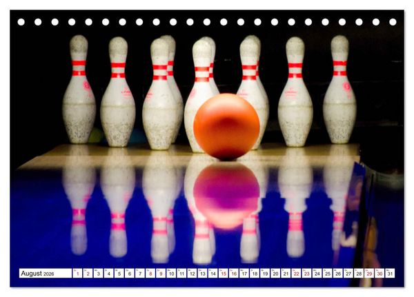 Produktbild: Indoor Aktivit&auml;ten. Billard, Darts und Bowling. Impressionen (Tischkalender 2026 DIN A5 quer), CALVENDO Monatskalender