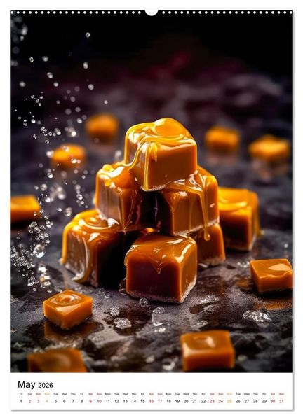 Produktbild: Choco Delight (High Quality Premium Wall Calendar 2026 DIN A2 portrait),CALVENDO 12 Month Wall Calendar