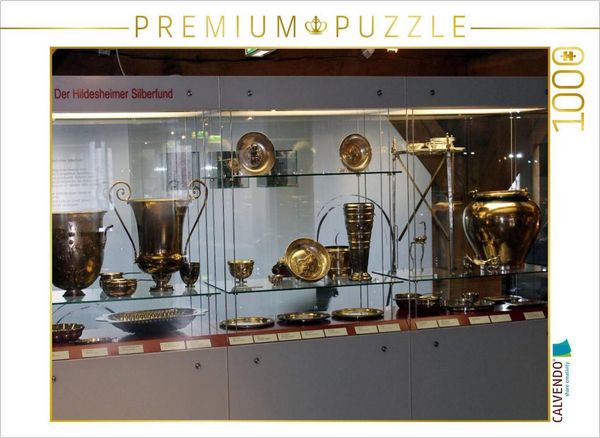 Produktbild: CALVENDO Puzzle Nachbildungen des sogenannten "Hildesheimer Silberfundes". | 1000 Teile Lege-Gr&ouml;&szlig;e 64x48cm Foto-Puzzle f&uuml;r gl&uuml;ckliche Stunden