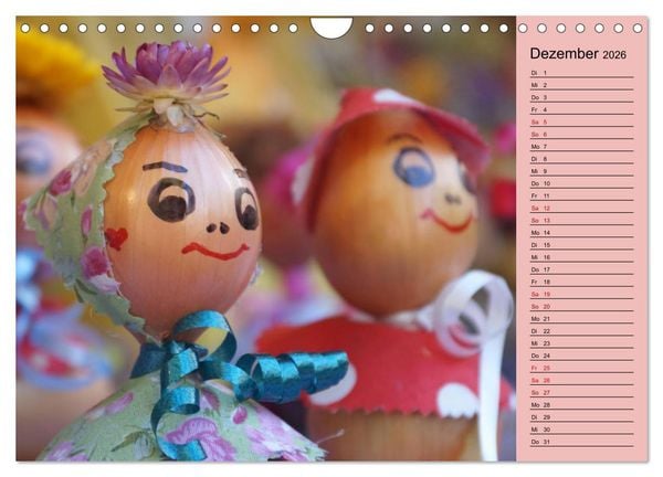 Produktbild: In Weimar ist Zwiebelmarkt (Wandkalender 2026 DIN A4 quer), CALVENDO Monatskalender