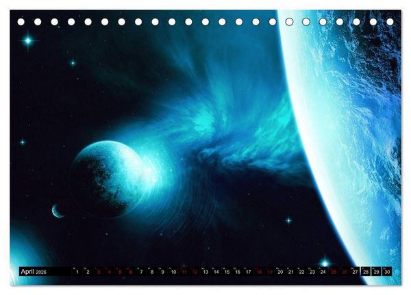 Produktbild: Sternenwelten (Tischkalender 2026 DIN A5 quer), CALVENDO Monatskalender