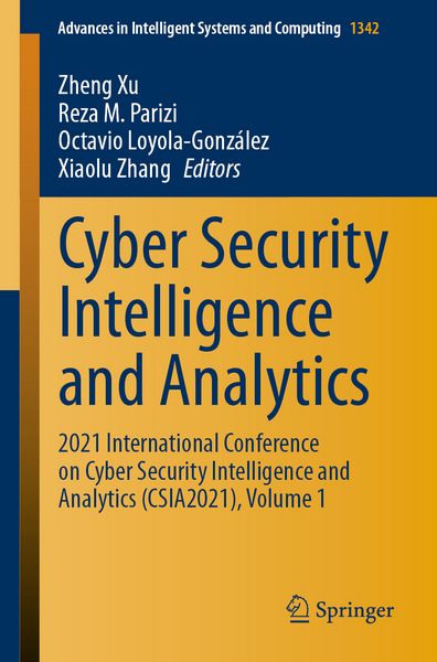 Produktbild: Cyber Security Intelligence and Analytics
