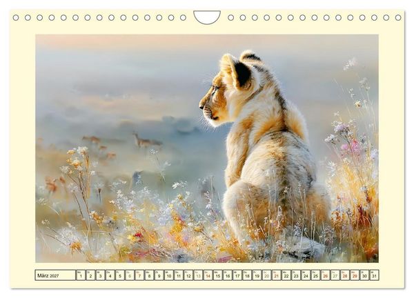 Produktbild: L&ouml;wenkinder. Afrikas kleine K&ouml;nige (Wandkalender 2027 DIN A4 quer), CALVENDO Monatskalender