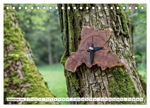Produktbild: Holz entt&auml;uscht nie (Tischkalender 2026 DIN A5 quer), CALVENDO Monatskalender