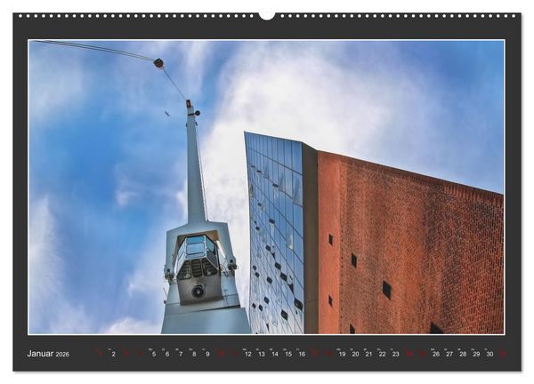Produktbild: Wahrzeichen Elbphilharmonie (hochwertiger Premium Wandkalender 2026 DIN A2 quer), Kunstdruck in Hochglanz