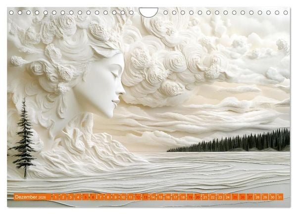 Produktbild: Magischer Papierzauber (Wandkalender 2026 DIN A4 quer), CALVENDO Monatskalender