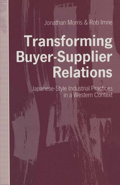 Produktbild: Transforming Buyer-Supplier Relations