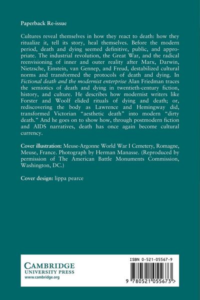 Produktbild: Fictional Death and the Modernist Enterprise