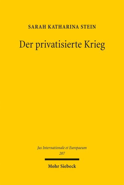 Produktbild: Der privatisierte Krieg