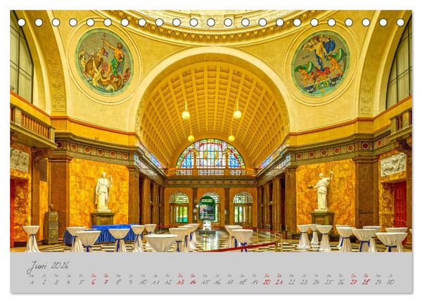 Produktbild: Wiesbaden Die Kurstadt im Rheingau (Tischkalender 2026 DIN A5 quer), CALVENDO Monatskalender