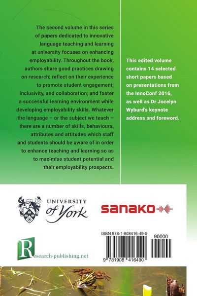Produktbild: Innovative language teaching and learning at university