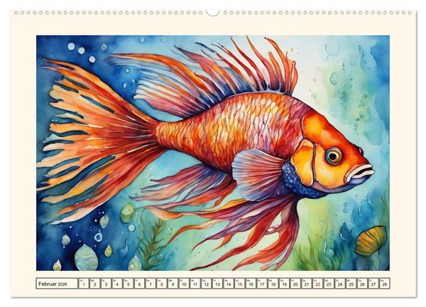 Produktbild: Geheimnisvolle Unterwasserwelten (Wandkalender 2026 DIN A2 quer), CALVENDO Monatskalender