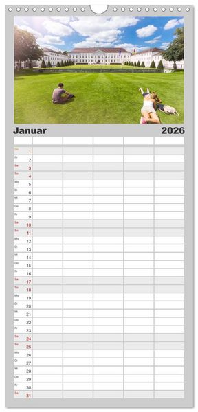 Produktbild: Familienplaner 2026 - SOMMER IN BERLIN mit 5 Spalten (Wandkalender, 21 x 45 cm) CALVENDO