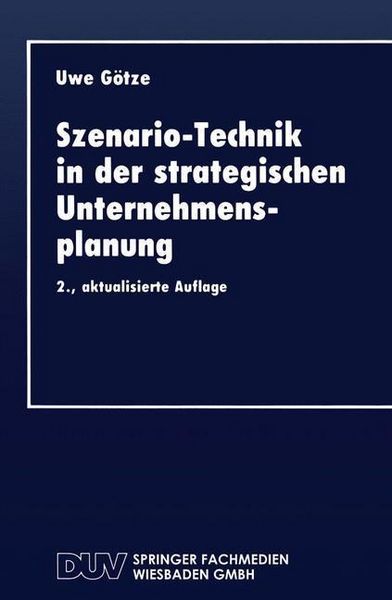 Produktbild: Szenario-Technik in der strategischen Unternehmensplanung