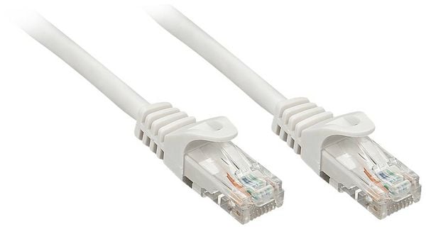 Produktbild: LINDY 48405 RJ45 Patchkabel CAT 5e F/UTP 10.00m Grau 1St.